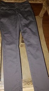 High waisted grey jeans